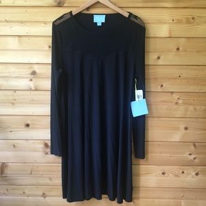 •CeCe by Cynthia Steffe• dress with lace inlay